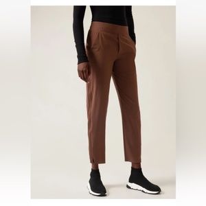 ATHLETA Brooklyn Ankle Pant "Mahogany Brown"